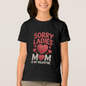 Sorry Dames Mama is Mijn Valentijn Grappig Tri-Blend Shirt (Voorkant)