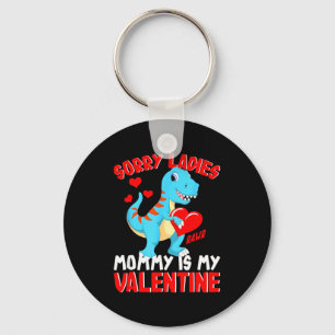 Sorry Dames Mama Is Mijn Valentijn T Rex Jongens W Sleutelhanger