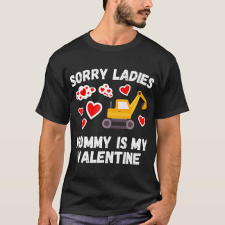 Sorry dames mama is mijn Valentijnsdag Kinder jong T-shirt