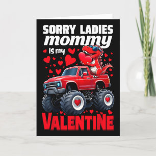 Sorry Dames Mammie Is Mijn Valentijnsdag Dinosauru Kaart