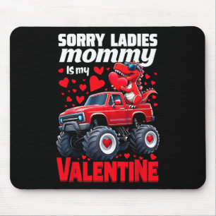 Sorry Dames Mammie Is Mijn Valentijnsdag Dinosauru Muismat
