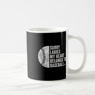 Sorry dames, mijn hart hoort bij honkbal koffiemok