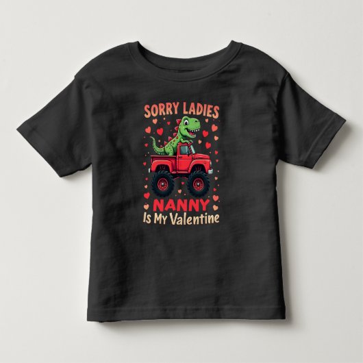 Sorry, dames Nanny is mijn Valentijn Kinder Shirts (Voorkant)
