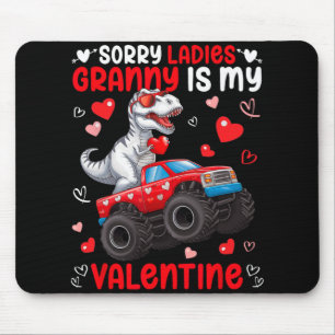Sorry Dames Oma Is Mijn Valentijn Dinosaur Monster Muismat