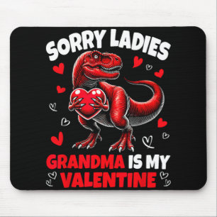 Sorry Dames Oma Is Mijn Valentijn Dinosaurus Houde Muismat