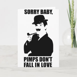Sorry dat Baby Pimps niet in liefde Herfsten Kaart