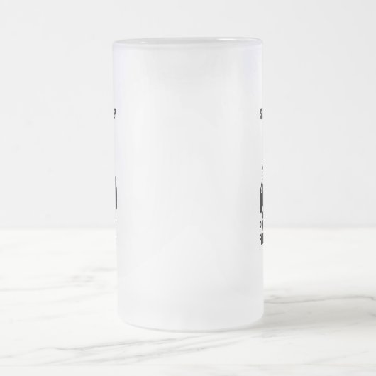 Sorry dat Baby Pimps niet in liefde Herfsten Matglas Bierpul (Center)