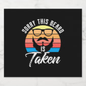 Sorry dat de baard Takens is Sparkling Wijnetiket (Enkel label)