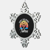 Sorry dat de baard Takens is Tin Sneeuwvlok Ornament (Rechts)