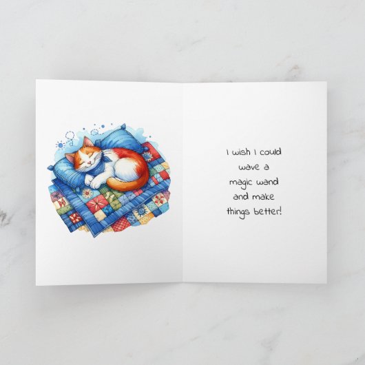 Sorry dat de dingen nu zwaar zijn | vriendschap kaart (Binnen)