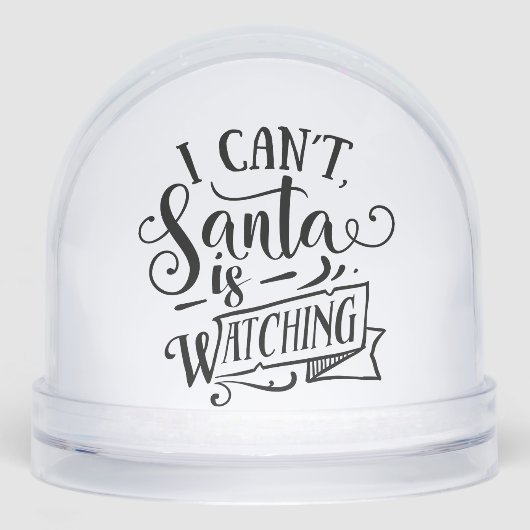 Sorry dat de kerstman geen grappige kerst kijkt sneeuwbol (Voorkant)