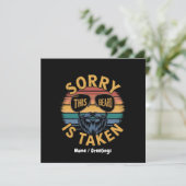 Sorry dat deze baard is genomen Grappig  ontwerp Kaart (Staand voorkant)