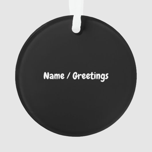 Sorry dat deze baard is genomen Grappig ontwerp Ornament (achterkant)