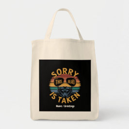 Sorry dat deze baard is genomen Grappig  ontwerp Tote Bag