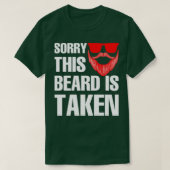 Sorry dat deze baard is ingenomen 140 t-shirt (Design voorkant)