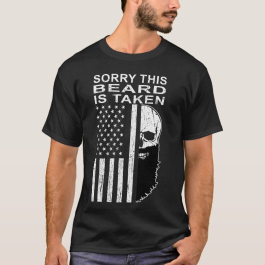 Sorry dat deze baard is meegenomen Amerikaanse vla T-shirt (Voorkant)