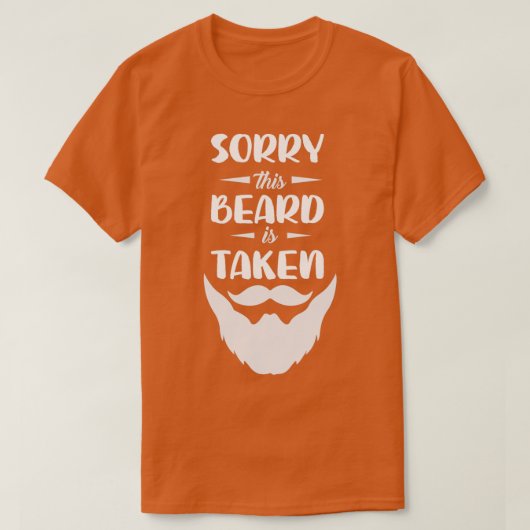Sorry dat deze baard Mannen met baard heeft T-shirt (Design voorkant)