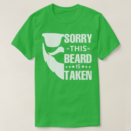 Sorry dat deze baard naar het shirt Classic TShirt (Design voorkant)