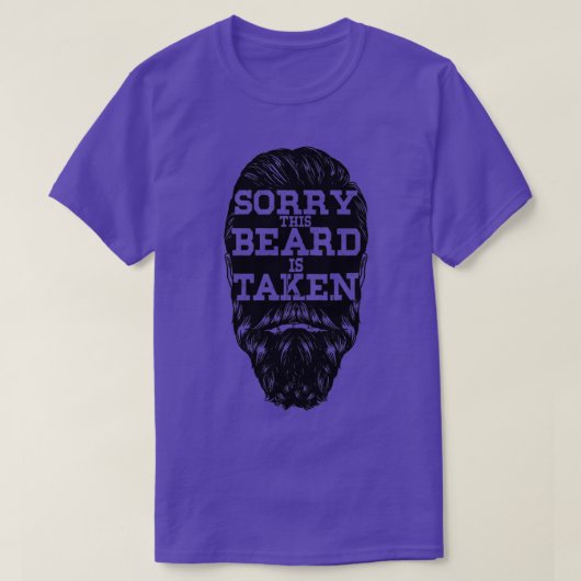 Sorry dat deze baard Shirt 2 wordt ingenomen (Design voorkant)