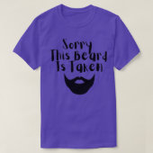 Sorry dat deze baard wordt ingenomen 2 4 t-shirt (Design voorkant)