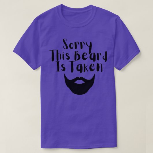 Sorry dat deze baard wordt ingenomen 2 4 t-shirt (Design voorkant)