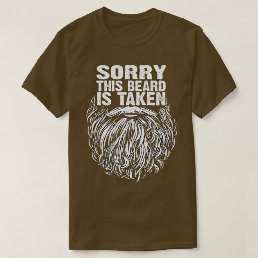 Sorry dat deze baard wordt ingenomen 5 6 t-shirt (Design voorkant)