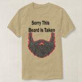 Sorry dat deze baard wordt ingenomen 7 t-shirt (Design voorkant)