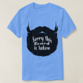 Sorry dat deze baard wordt ingenomen 8 t-shirt (Design voorkant)