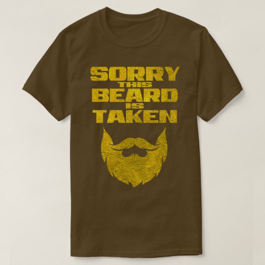 Sorry dat deze baard wordt ingenomen 9 3 t-shirt (Design voorkant)