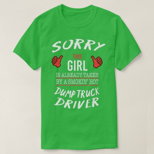 Sorry dat dit meisje is meegenomen door het hot-Du T-shirt (Design voorkant)