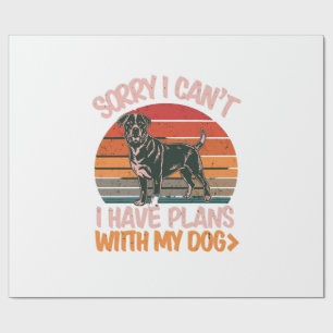 Sorry, dat gaat niet. Ik heb plannen met mijn Rott Cadeaupapier