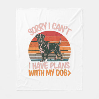 Sorry, dat gaat niet. Ik heb plannen met mijn Rott Fleece Deken