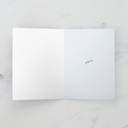 Sorry dat het laat is feestdagen kaart (Binnen)