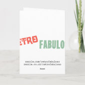 Sorry dat het laat is, ik was uitgeput kaart (Achterkant)