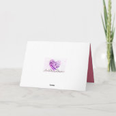 Sorry dat het laat is! Verlate verjaardag Fine Art Kaart (Achterkant)