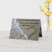 Sorry dat het moest eindigen als deze grappige bel kaart (Gele Bloem)