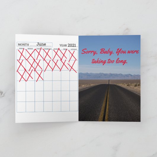 Sorry dat het zo moest eindigen. kaart (Binnen)