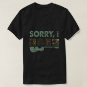 Sorry dat IDGAF grappige, verborgen boodschappenta T-shirt (Design voorkant)