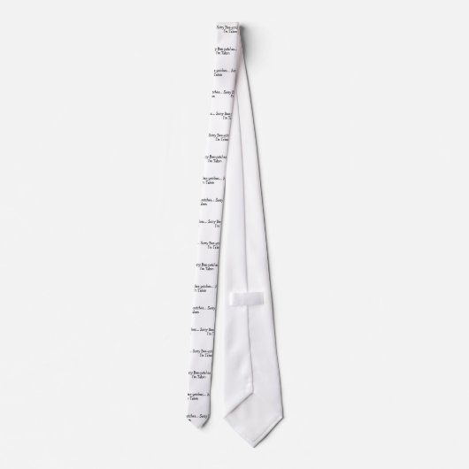 Sorry dat ik ben meegenomen stropdas (Achterkant)