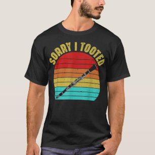 Sorry dat ik Clarinet Player Clarinetist Funny M T-shirt