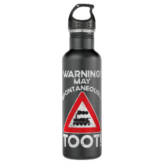 Sorry dat ik de waarschuwing van de treinliefhebbe waterfles 