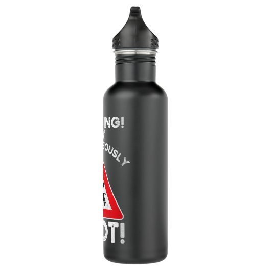 Sorry dat ik de waarschuwing van de treinliefhebbe waterfles (Rechts)