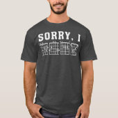 Sorry dat ik DGAF Guitar Chords heb T-shirt (Voorkant)