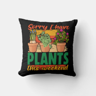 Sorry dat ik dit weekend planten heb... kussen