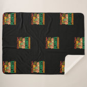 Sorry dat ik dit weekend Planten heb, sherpa blank Sherpa Deken (Voorkant (horizontaal))