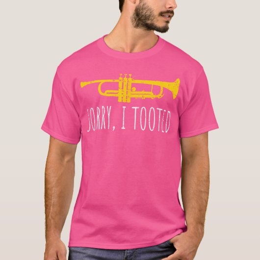 Sorry dat ik een grappige trompet heb genomen - Ja T-shirt (Voorkant)