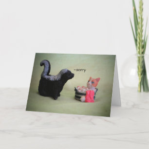 Sorry dat ik een stinker Cat Meme kan zijn Kaart