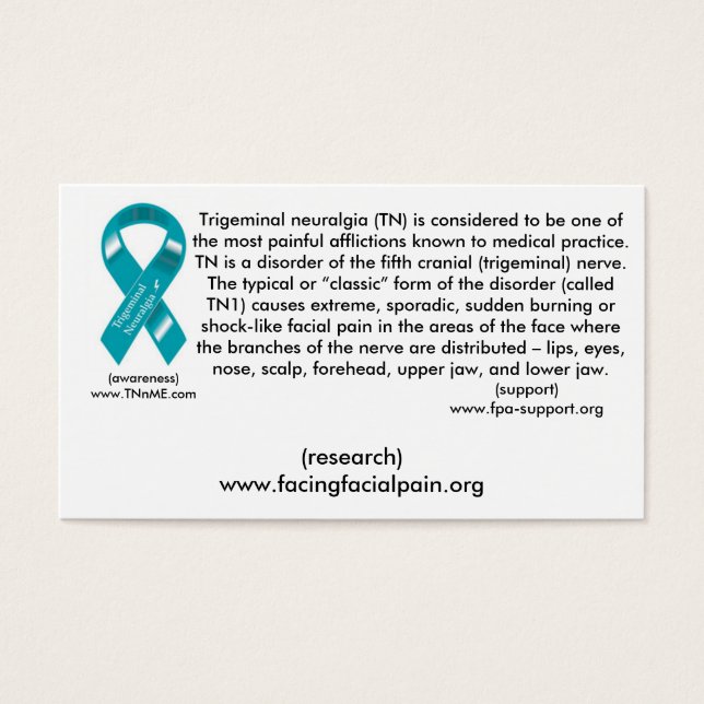 Sorry dat ik een TN aanval heb Visitekaartjes (Voorkant)