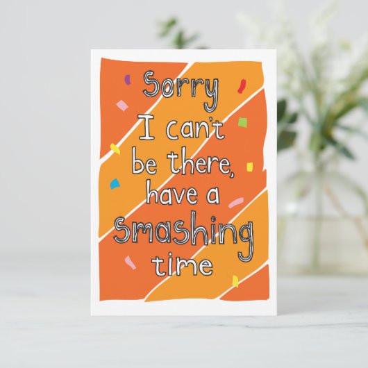 Sorry dat ik er geen kaart kan vinden met spijt ex (Staand voorkant)