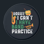 Sorry dat ik geen banenoefening heb. magneet<br><div class="desc">Grappig marchingbandontwerp voor saxofone, trompet of trommel in een band, orkest of muziekuitvoering. Koel retro band muzikanten koopwaar voor band geek, band nerd of band kamp. Ideaal voor het marcheren van bandrepetities en bandoefeningen voor football game halftijdse shows. Geweldig geschenk voor middelbare scholieren of universiteitsstudenten die weten hoe ze met...</div>